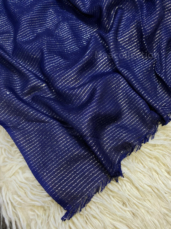 Zari Hijab - Navy Blue