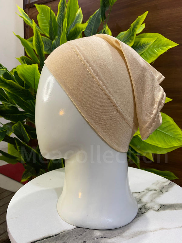 Plain Tube Cap - Cream