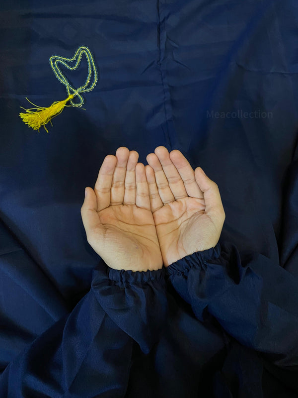 Namaz Chadar With Sleeves - Blue