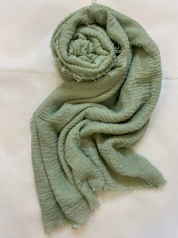 Crinkle Crimps Hijab - Pista
