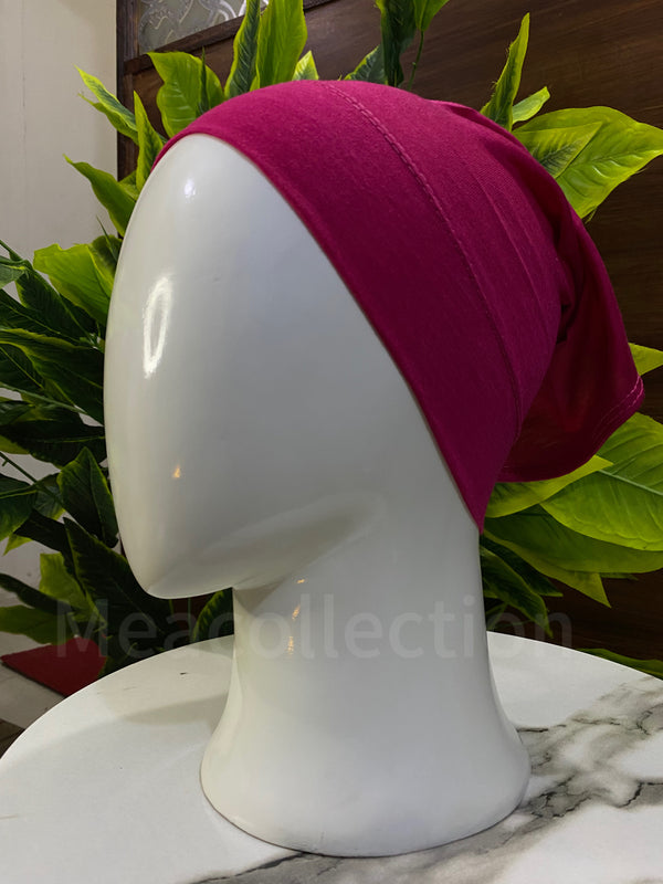Plain Tube Cap - Maroon