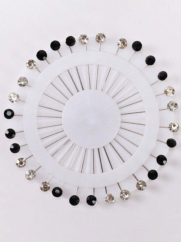Black And White Hijab Pins