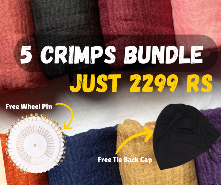 Crinkle-Crimps-Hijab-Pack-Of-5