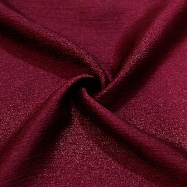 Crinkle Silk - Maroon
