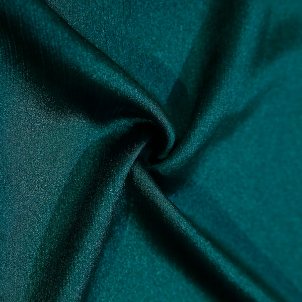 Crinkle Silk - Midnight Green