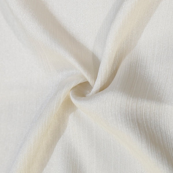 Crinkle Silk - Off White