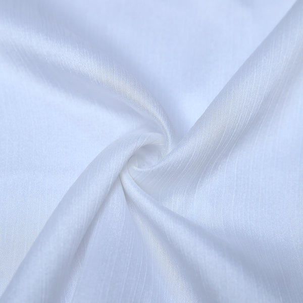 Crinkle Silk - White