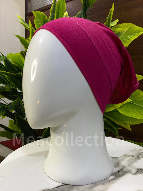 Plain Tube Cap - Shocking Pink