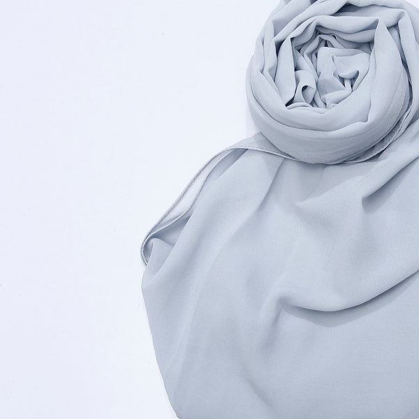 Georgette - Cloud Grey