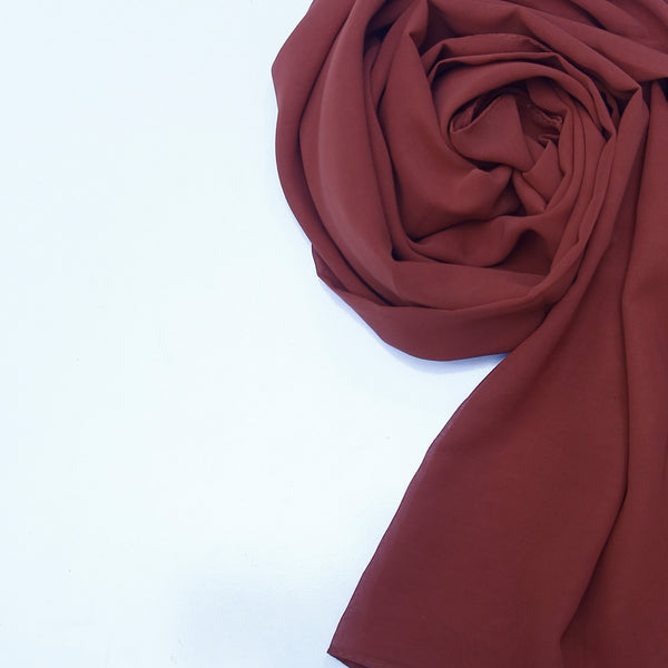 Georgette - Garnet Red