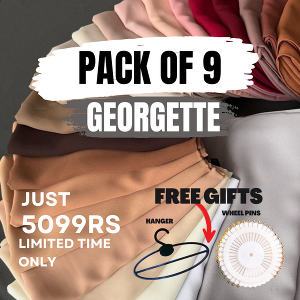 Georgette - pack of 9