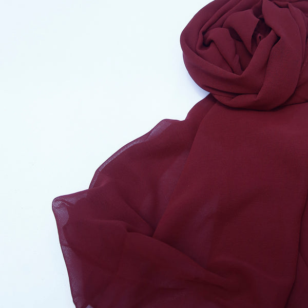 Georgette - Maroon