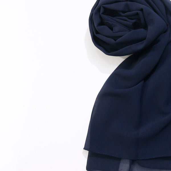 Georgette - Navy Blue