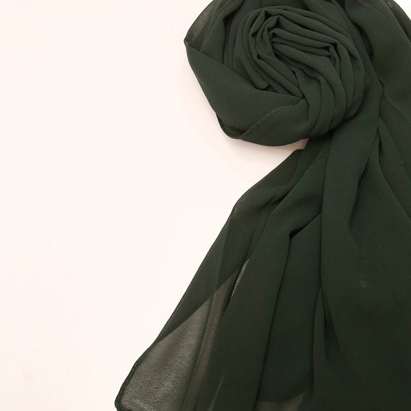 Georgette - Olive Green