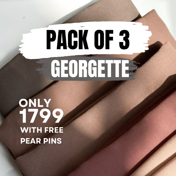 Georgette-Pack-of-3