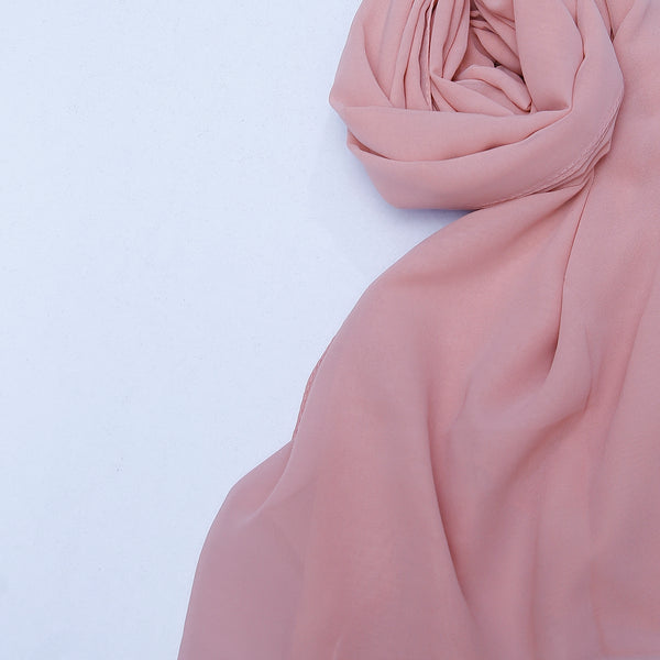 Georgette - Peachy Pink