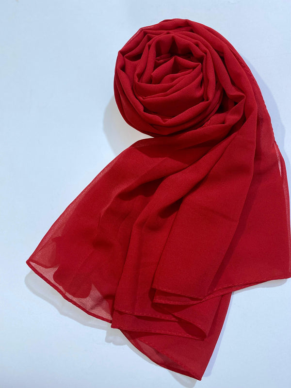 Georgette-Red
