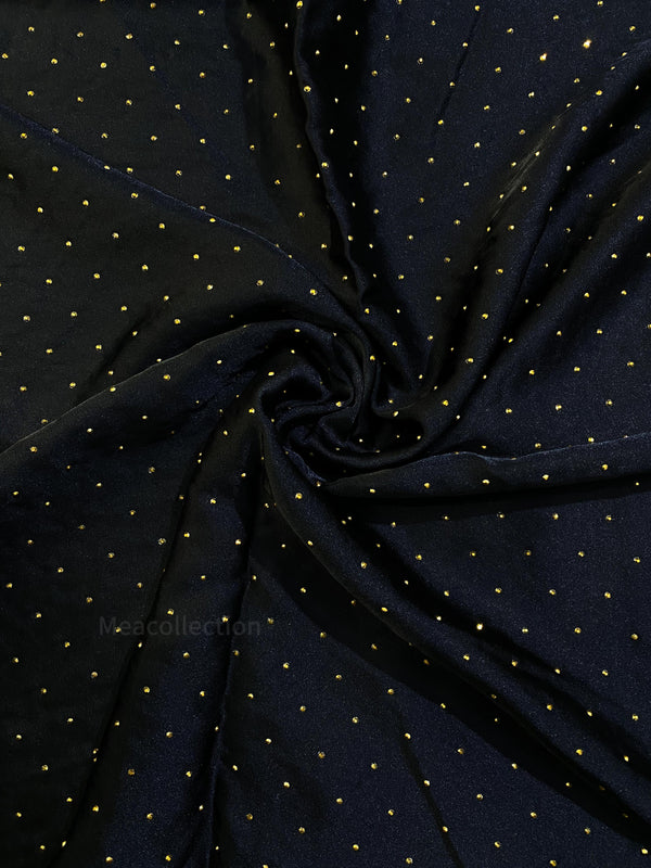 Gold-Studded-Silk-Hijab-Black