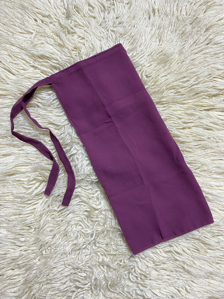Half Niqab/ Niqab Patti - Purple By Meacollection.pk