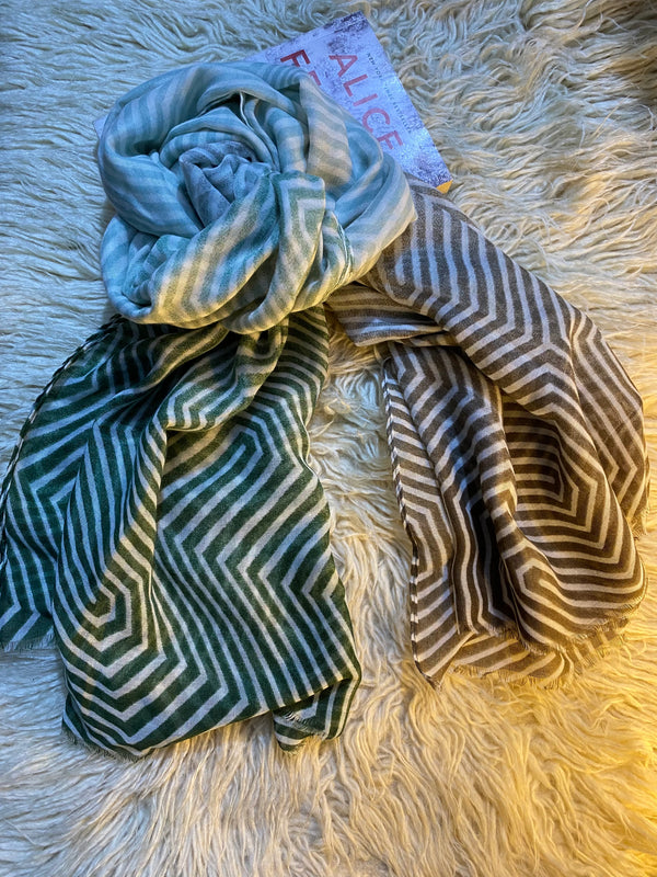 Meadow Maze Lawn Printed Hijab