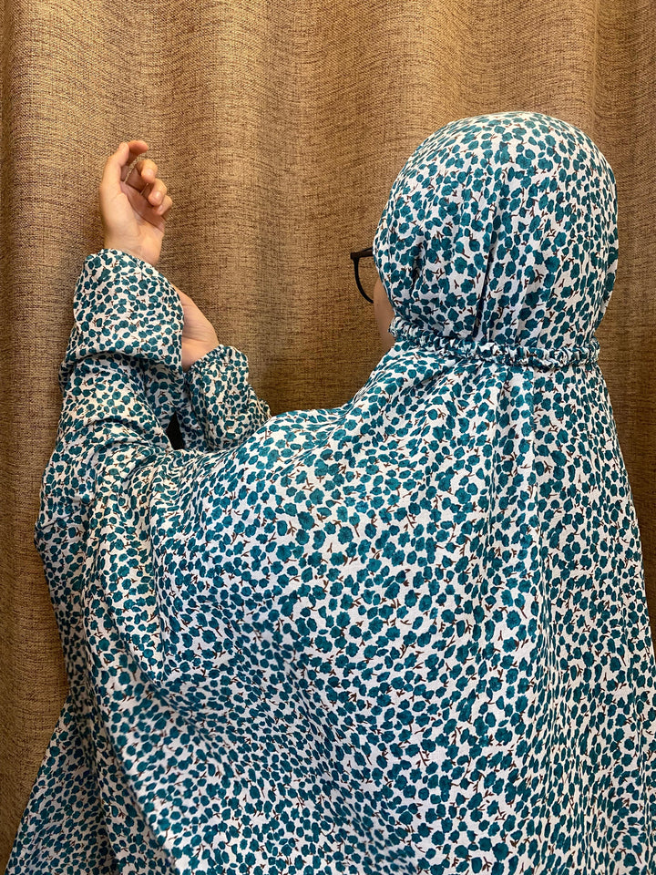 Namaz-Chadar-Daisy-Teal