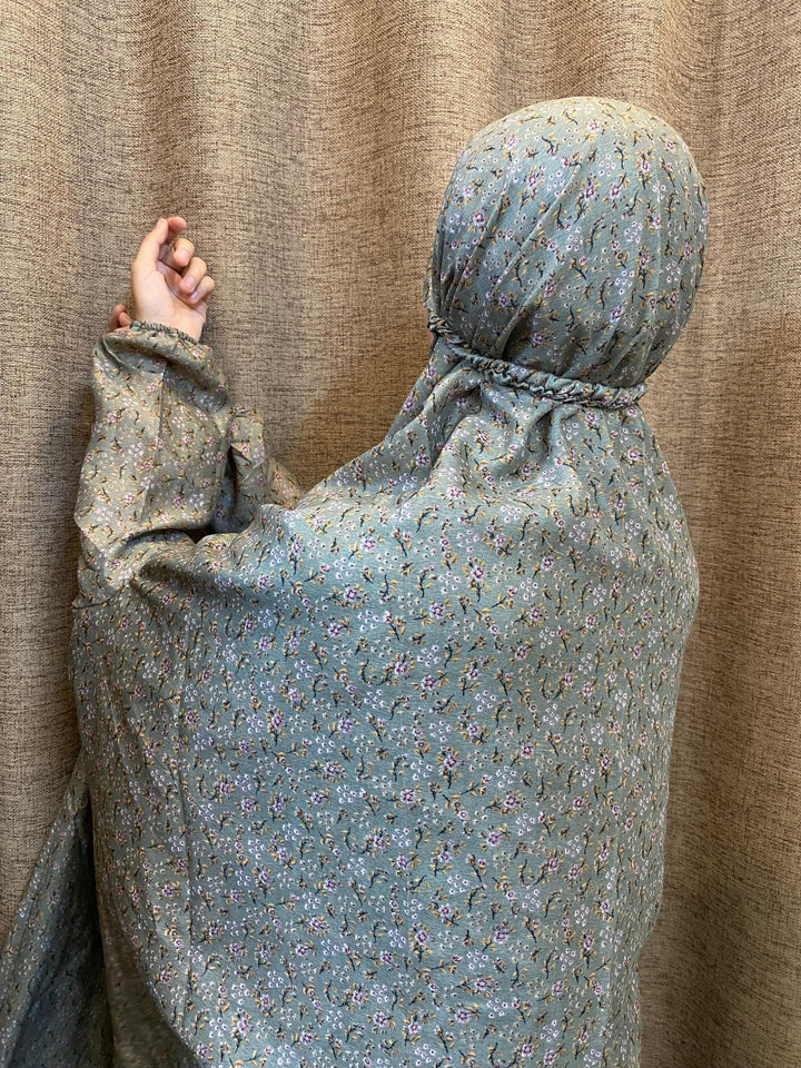 Shop-Namaz-Chadar-with-Sleeves-Grey-Charm-By-Meacollection