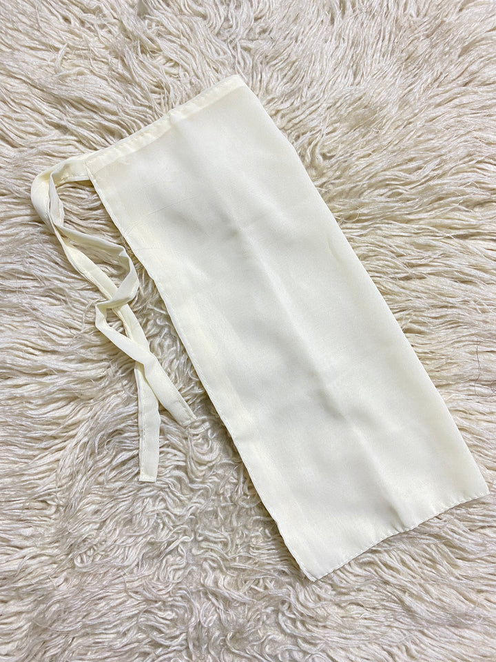 Shop Tie Back Half Niqab White By MeaCollection.pk