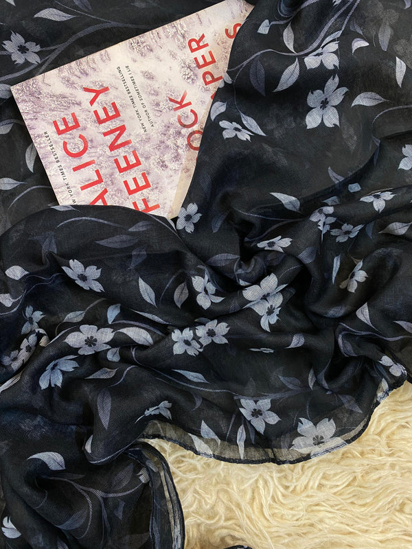 Printed Lawn Hijab - Flora